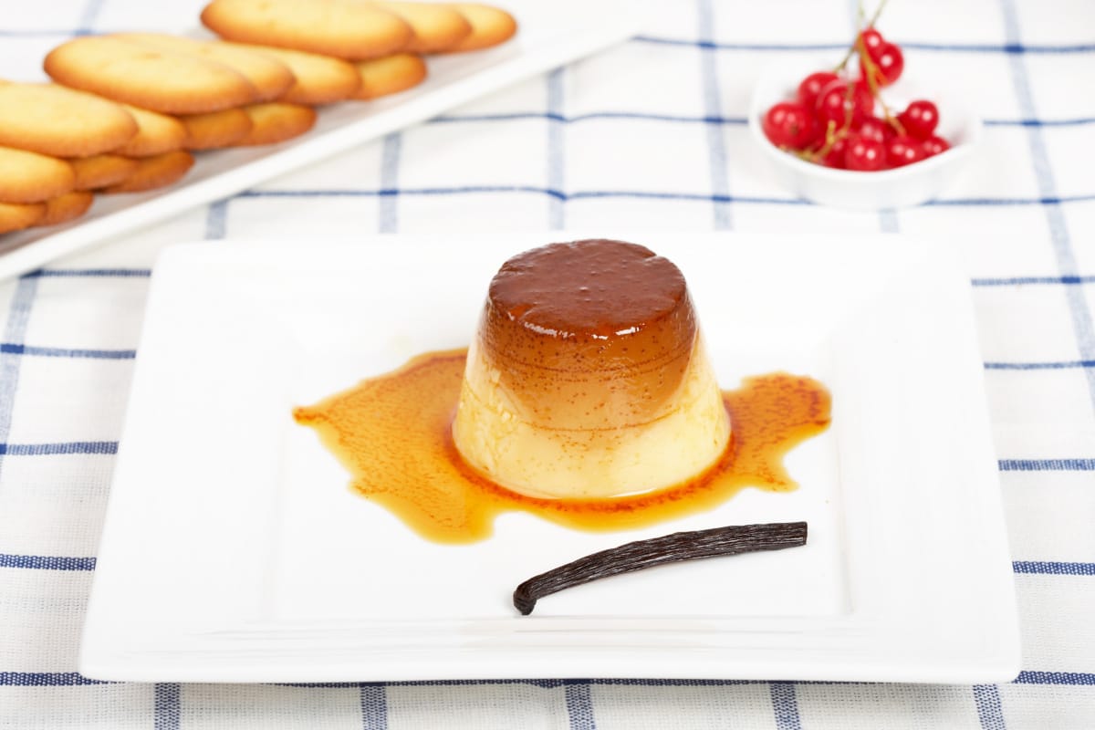 Crème caramel à la vanille