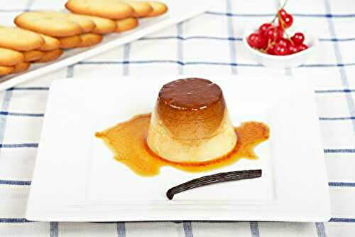 Crème caramel à la vanille