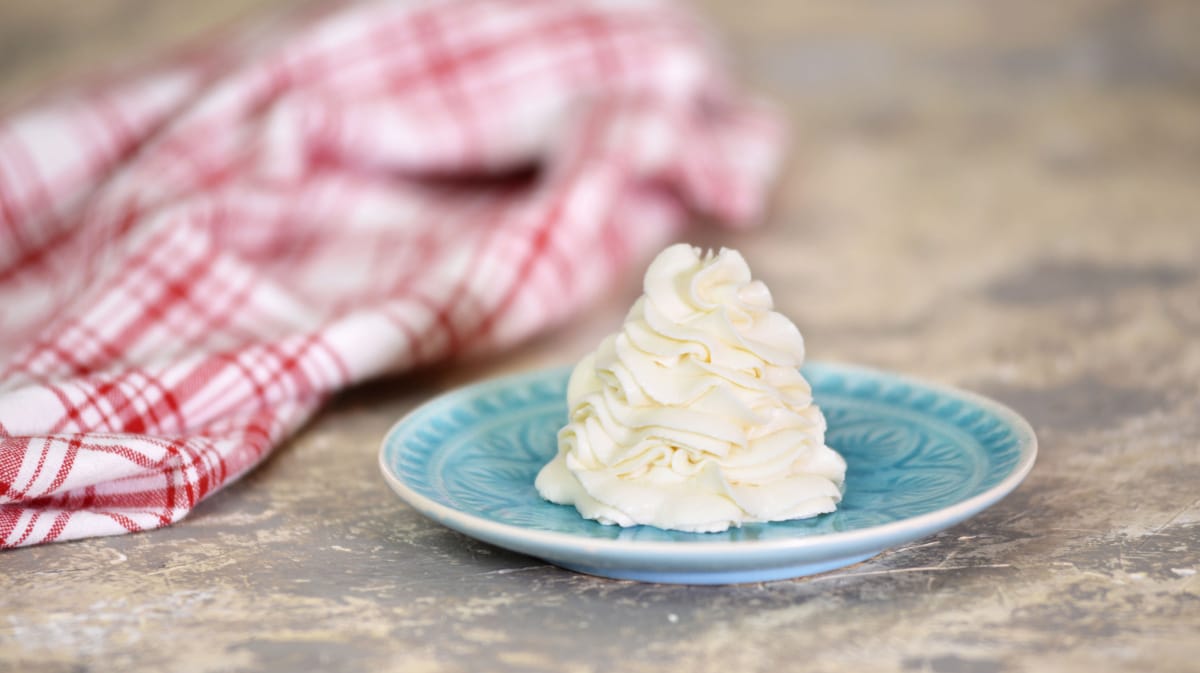 Crème fouettée à la vanille