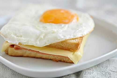 Croque-madame simple sans béchamel