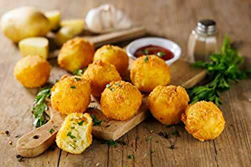 Croquettes de pommes de terre dorées