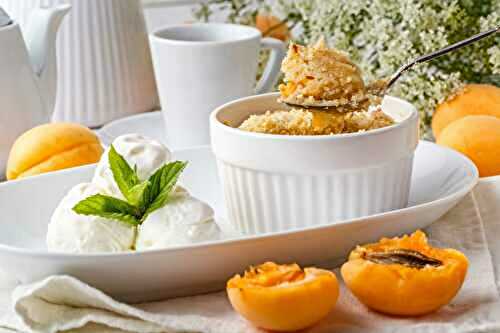 Crumble aux abricots