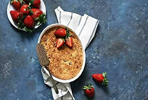 Crumble aux fraises