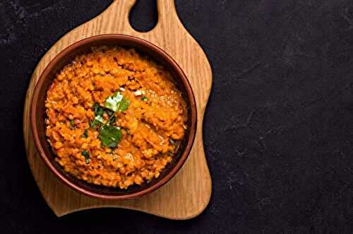 Dhal de lentilles corail