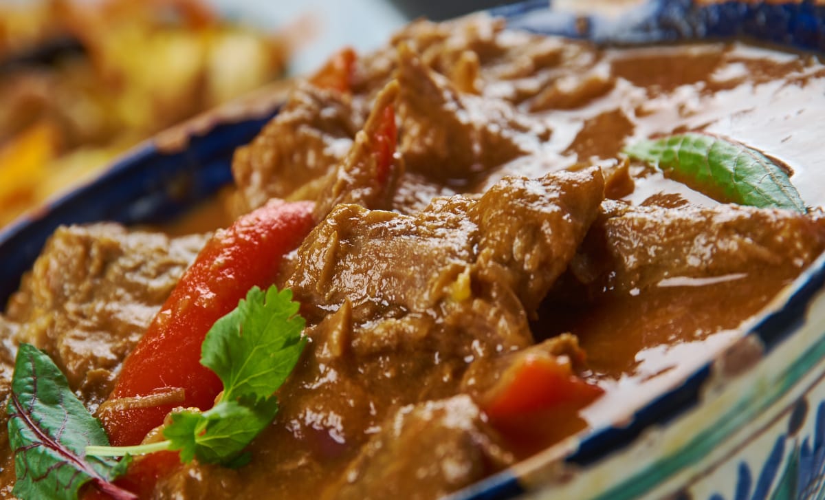 Dum pukht gosht, curry d'agneau mijoté
