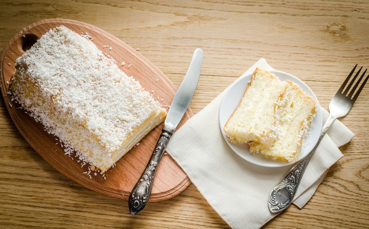 Gâteau des anges à la noix de coco