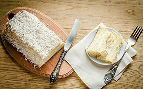 Gâteau des anges à la noix de coco