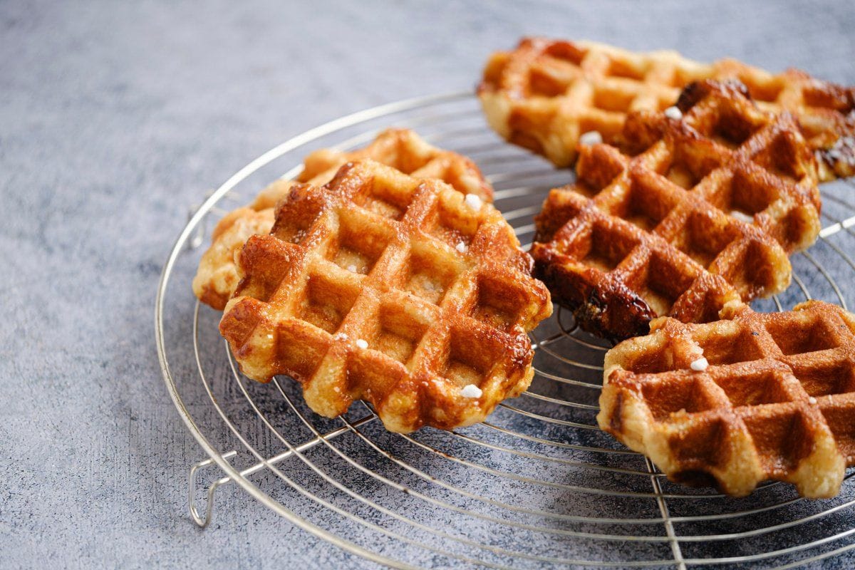 Gaufres de Liège caramélisées