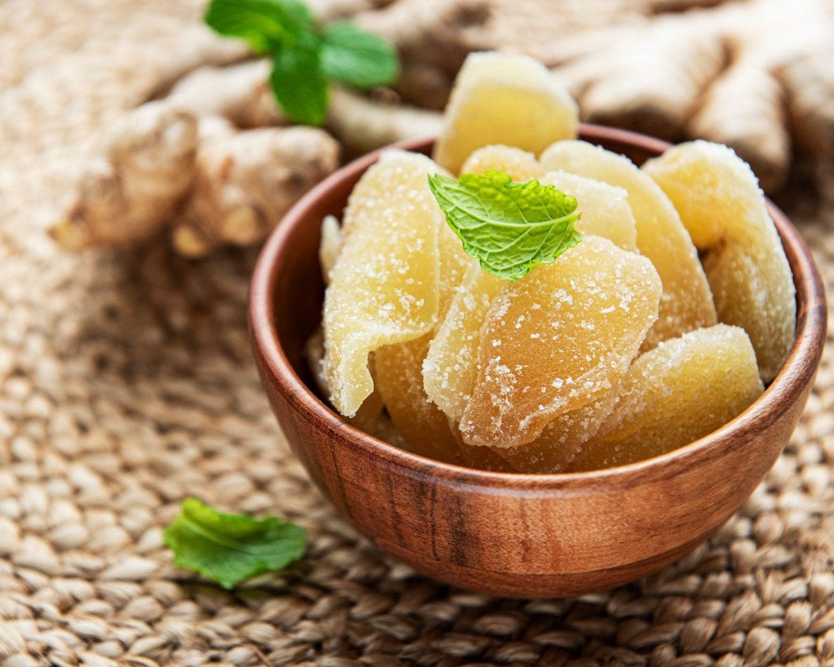 Gingembre confit maison