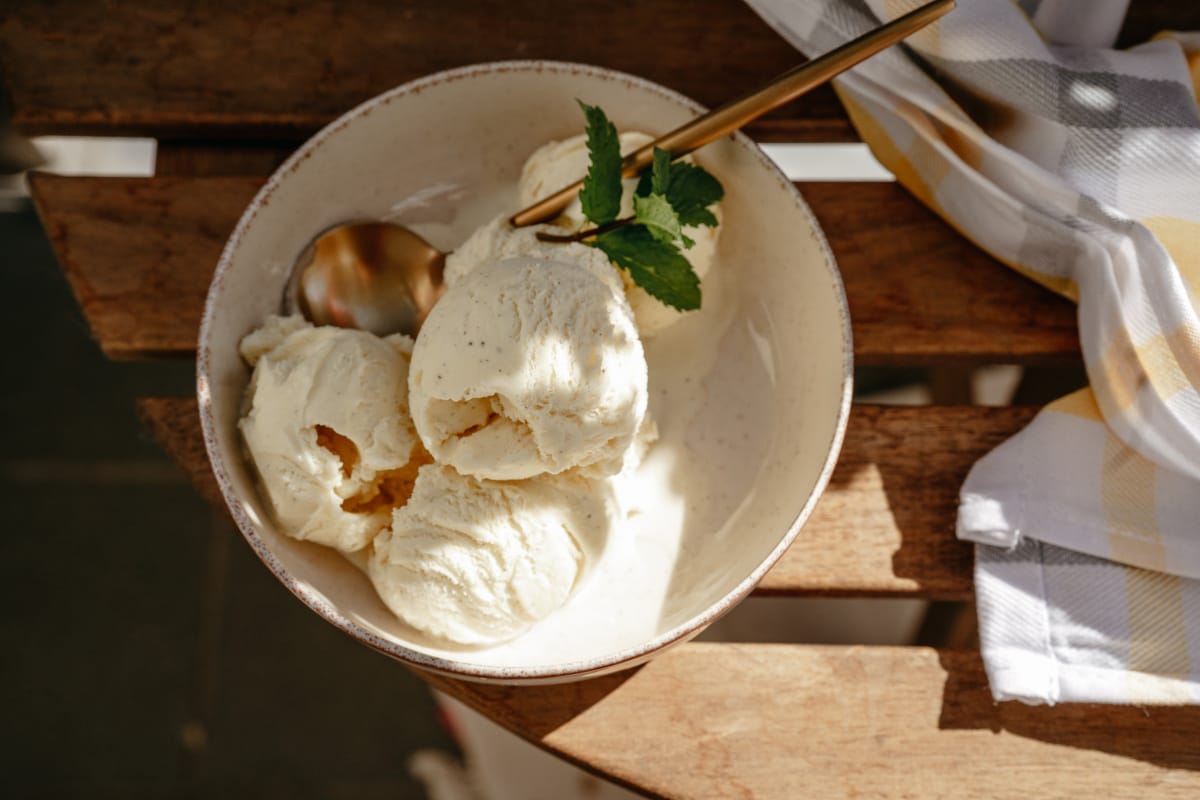 Glace à la vanille maison