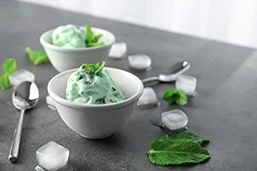 Glace menthe-chocolat
