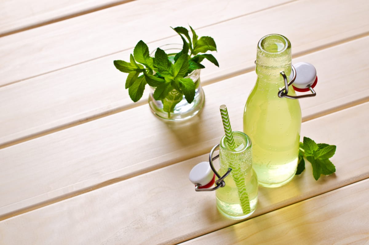 Limonade fraîche à la menthe