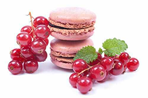 Macarons à la groseille