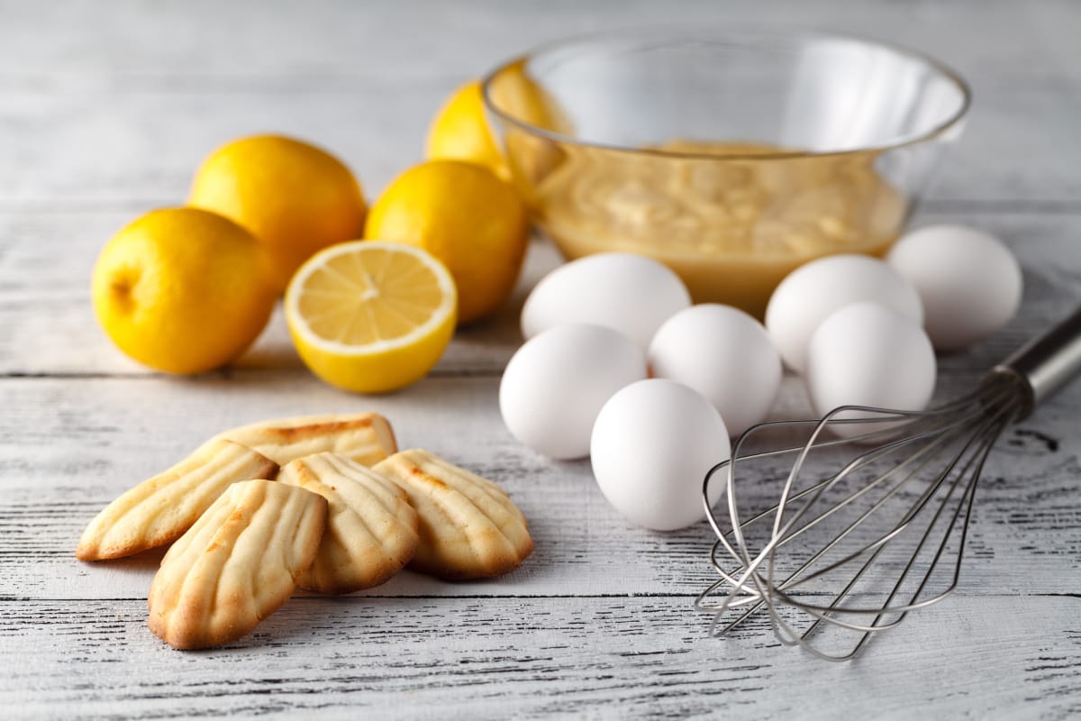 Madeleines au citron