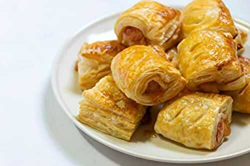 Mini-roulés feuilletés à la saucisse