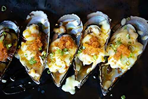 Moules gratinées au fromage gastronomiques