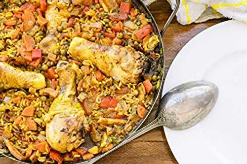 Paella au poulet