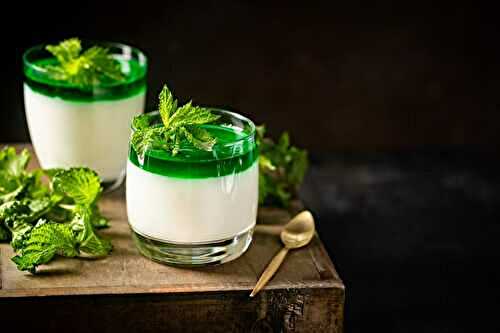 Panna cotta à la menthe