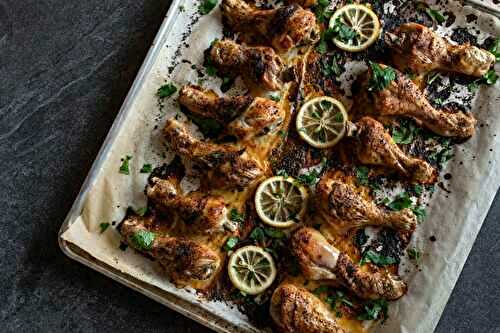 Pilons de poulet au miel et citron