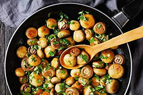 Poêlée de champignons à l'ail et au persil