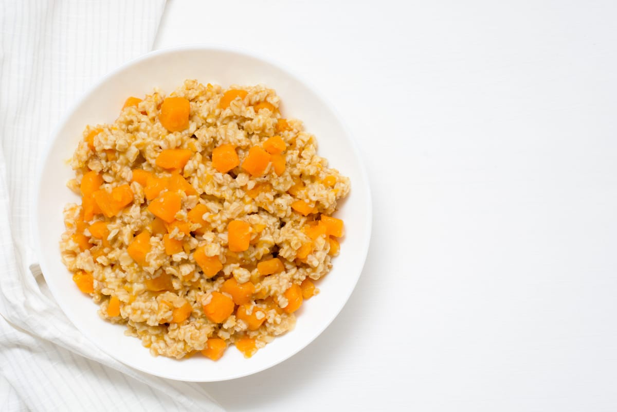 Porridge d'avoine au potiron