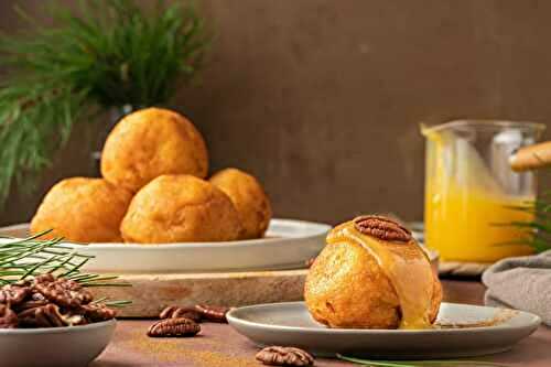 Rabanadas poveiras à la crème d'œufs et noix de pécan