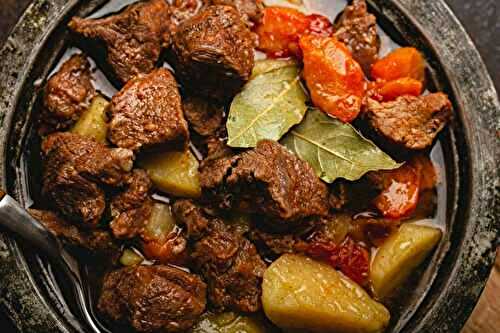 Ragoût de bœuf aux légumes mijotés