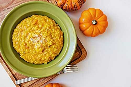 Risotto au potiron et parmesan