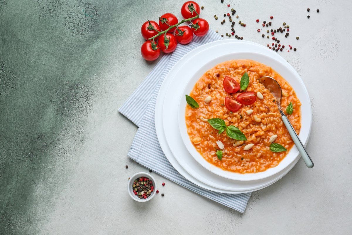 Risotto aux tomates cerises