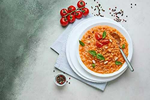 Risotto aux tomates cerises
