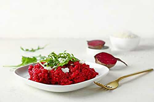 Risotto rouge à la betterave