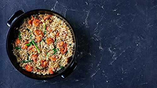 Riz frit thaï aux crevettes