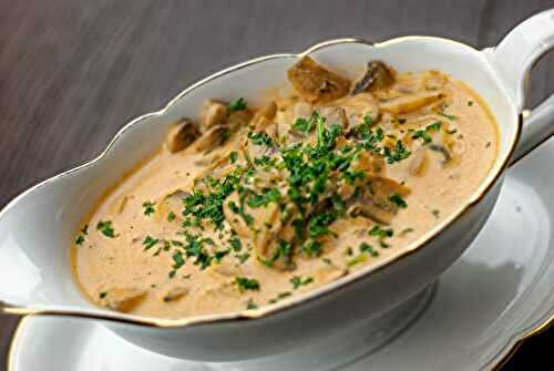 Sauce chasseur aux champignons