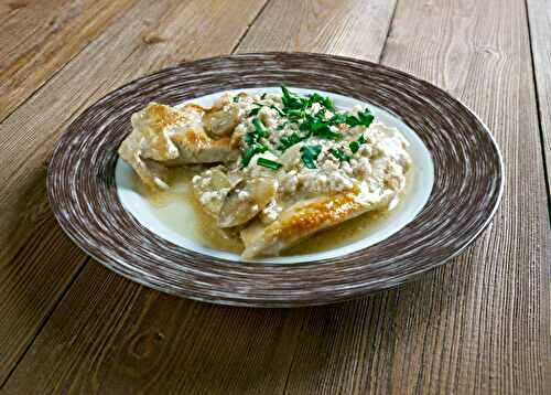 Scaloppine sauce aux champignons
