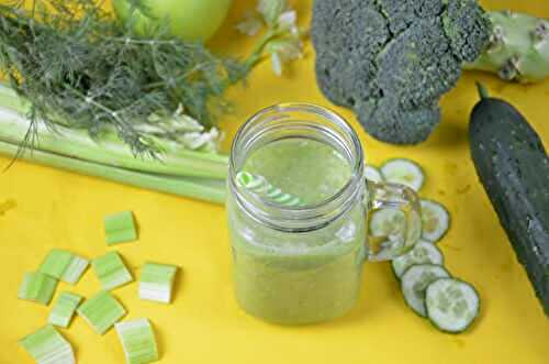 Smoothie brocoli et concombre
