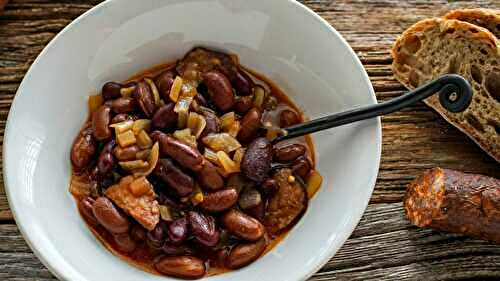 Soupe de haricots rouges au chorizo