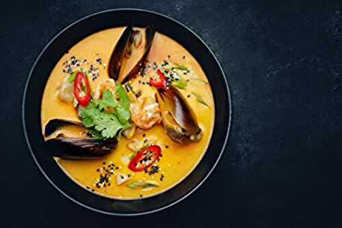 Soupe thaï aux fruits de mer