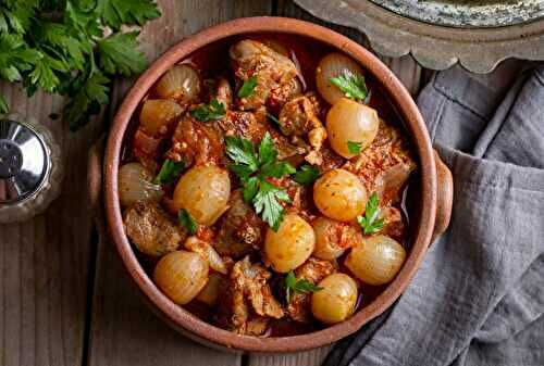 Stifado de bœuf grec
