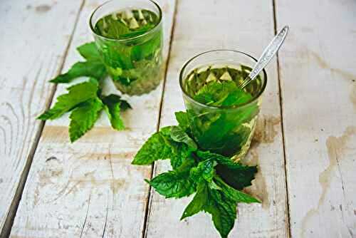 Thé vert à la menthe