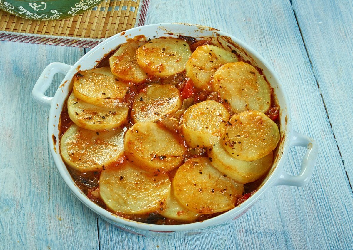 Tumbet, gratin de légumes majorquin