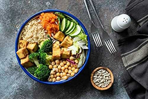 Buddha bowl au quinoa et tofu