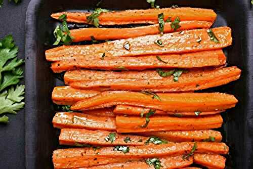 Carottes rôties au four