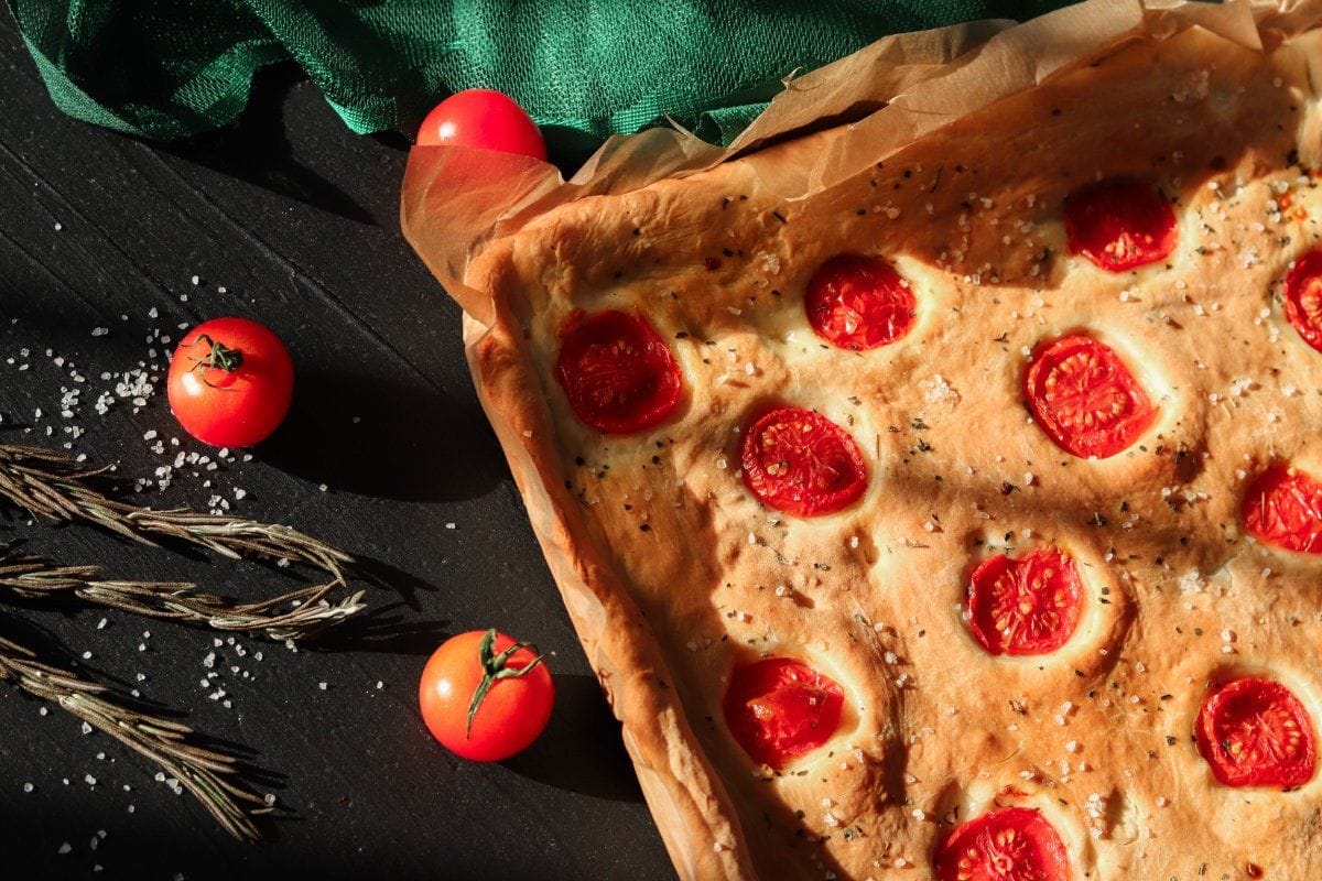 Clafoutis salé aux tomates cerises