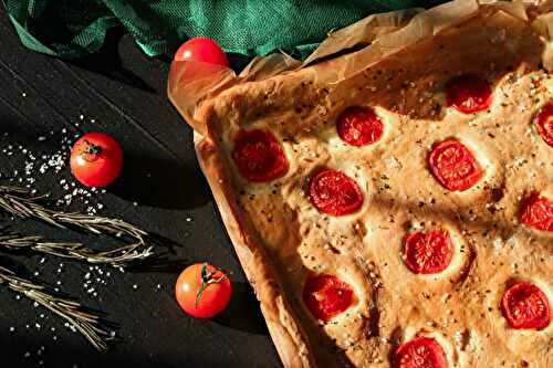 Clafoutis salé aux tomates cerises