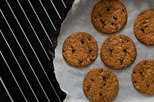 Cookies aux flocons d'avoine et pépites de chocolat