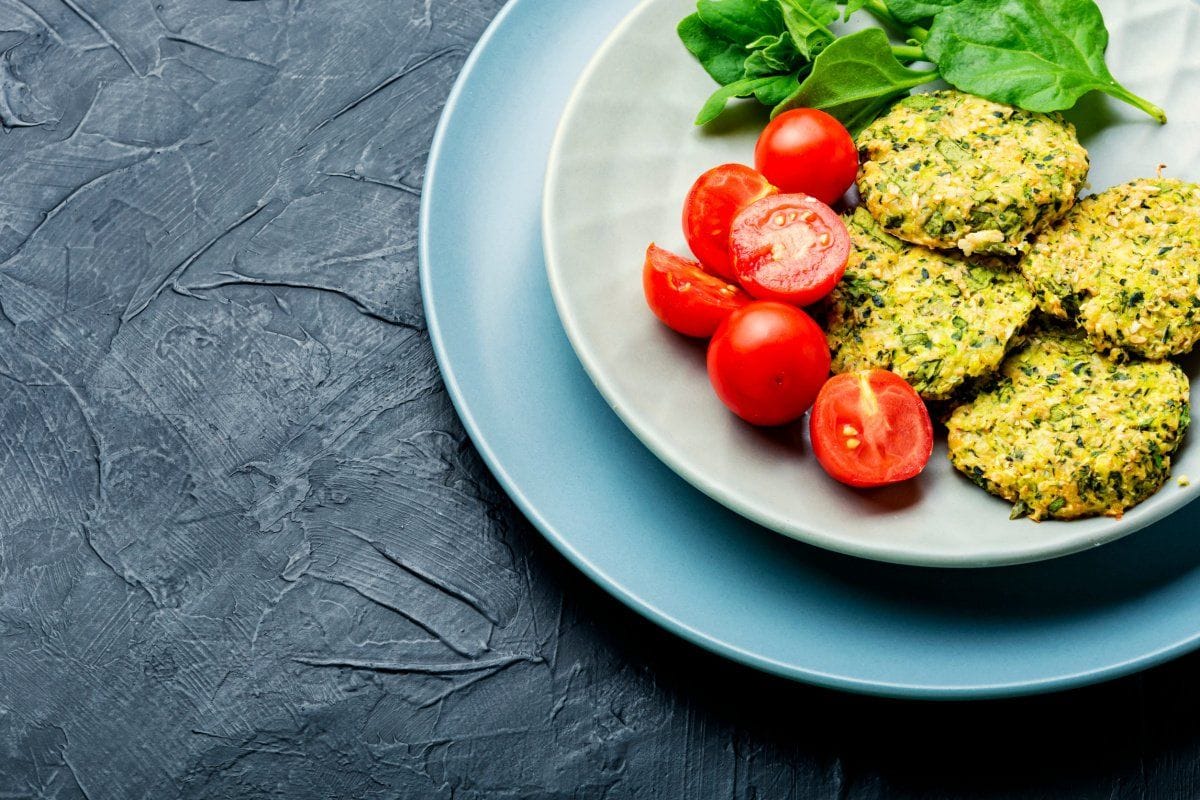 Croquettes de courgettes diététiques au four
