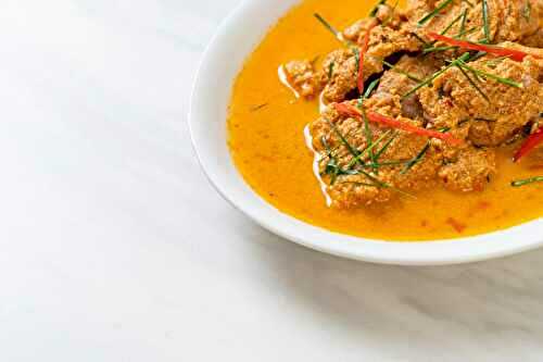 Curry panang au porc