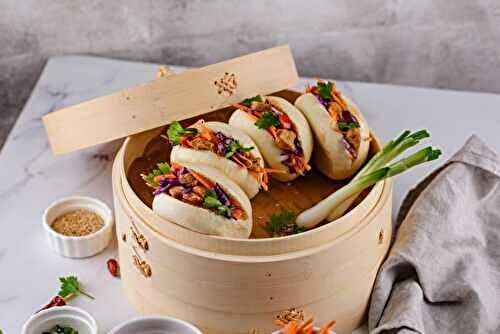 Gua bao au porc caramélisé