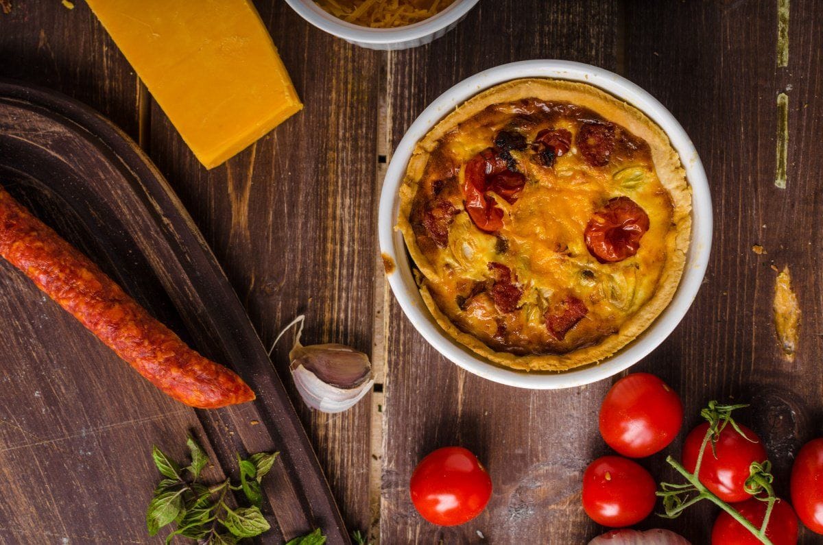 Mini quiches au chorizo