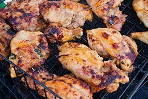 Poulet boucané au barbecue